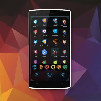 Next Launcher 3D Theme PolyGon android App screenshot 4